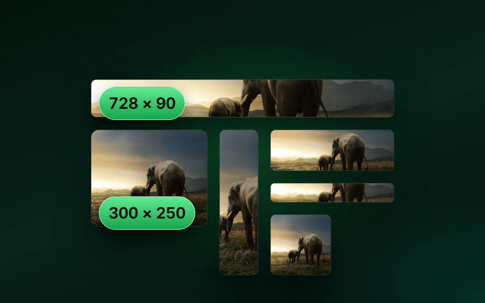 Banner sizes for web, email, ads and every network