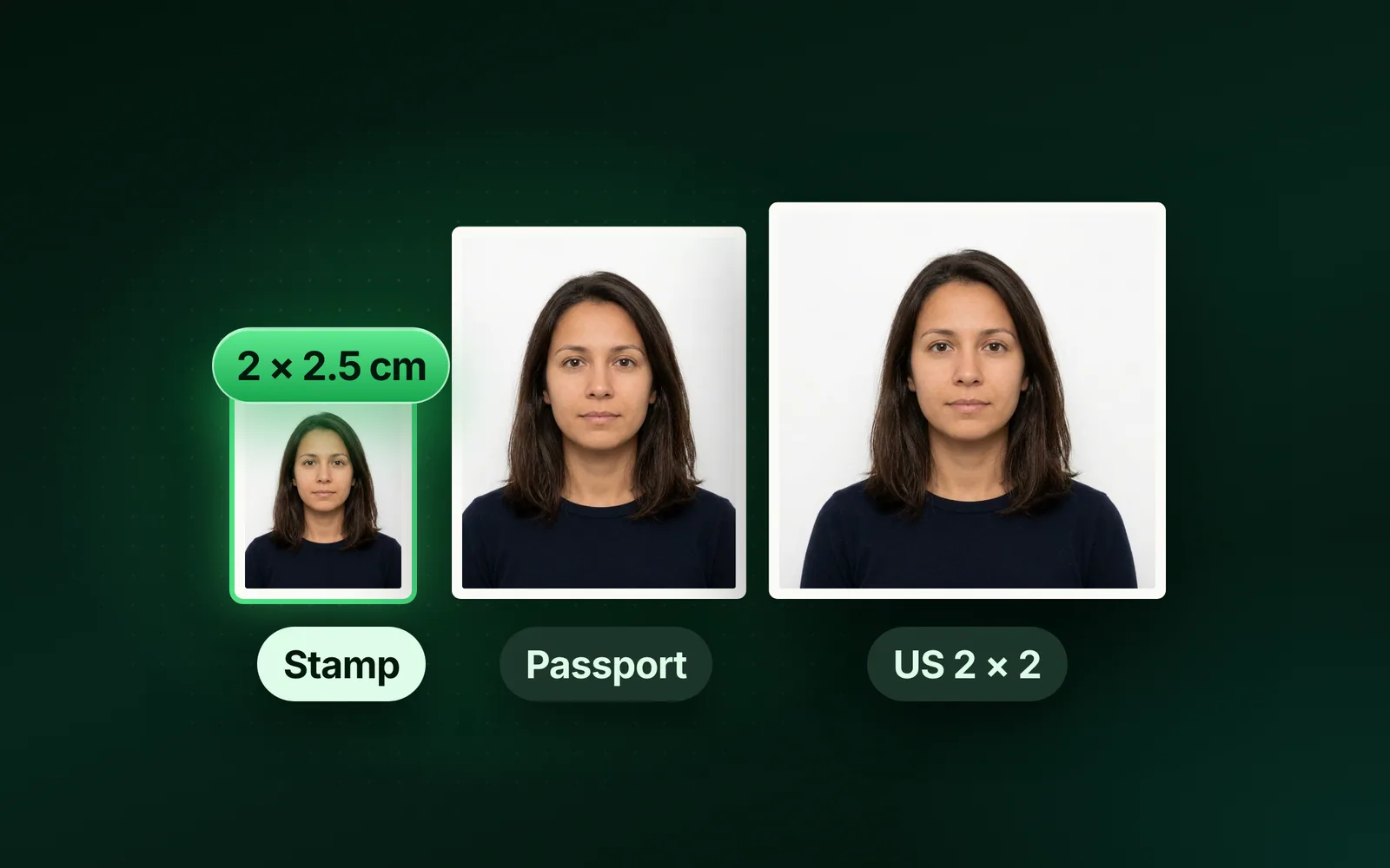 Stamp size photo: the size in cm, in pixels, and how to make one