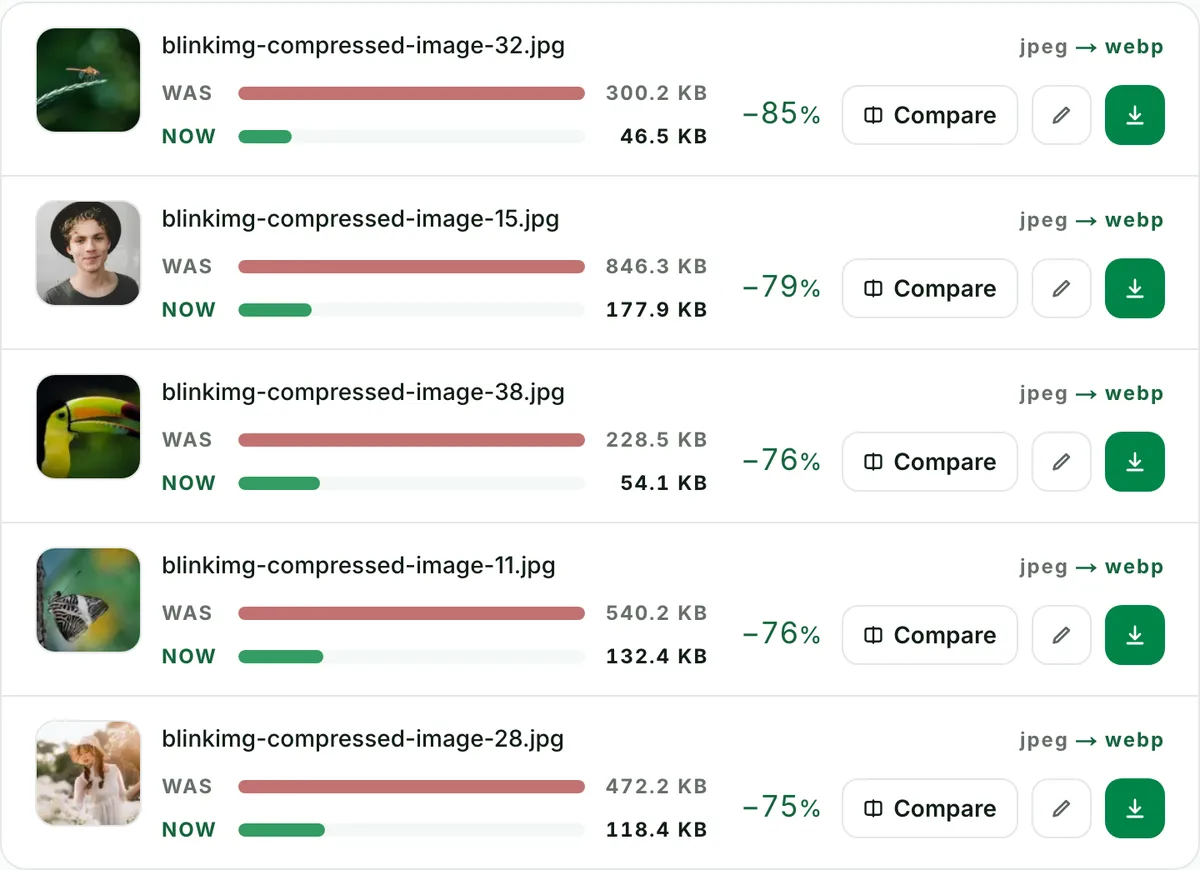 Batch convert JPG to WebP, ten at a time: the real tool on this page